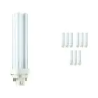 Mehrfachpackung 10x Philips MASTER PL-C 18W - 840 Kaltweiß | 4 Pin