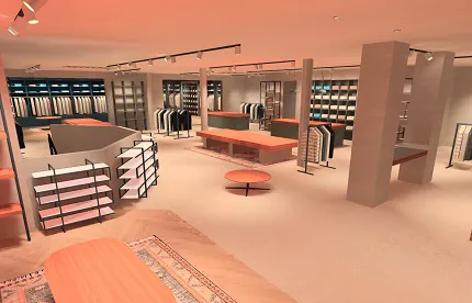 Lichtplan Gesch&auml;ft